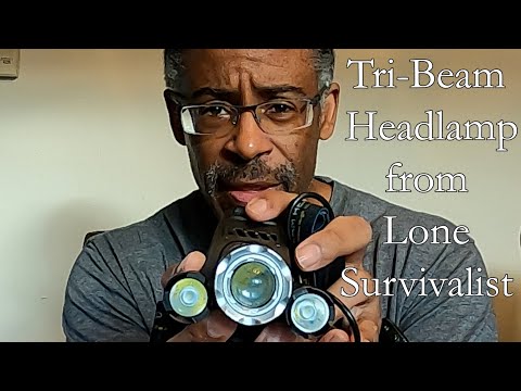 Lampada Frontale LED Ricaricabile Lone Survival – Tri-Beam, Survivalist - Foto 6