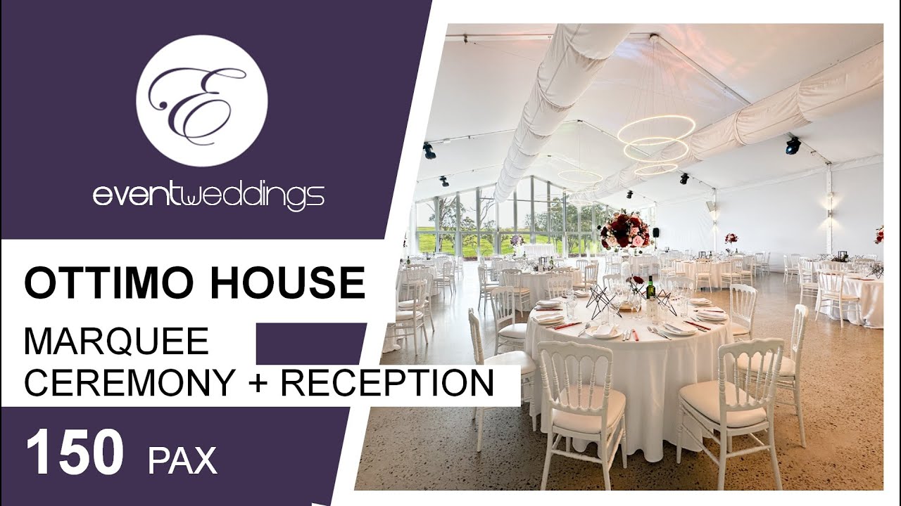 Ottimo House Marquee - Sydney Wedding Venue Walkthrough by Event Weddings