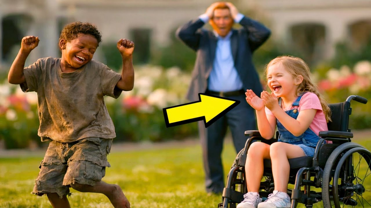 MILIONARIO TORNA A CASA E VEDE UN RAGAZZO SENZATETTO BALLARE CON SUA FIGLIA PARAPLEGICA