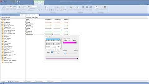 Using Link Categories in Powerproject