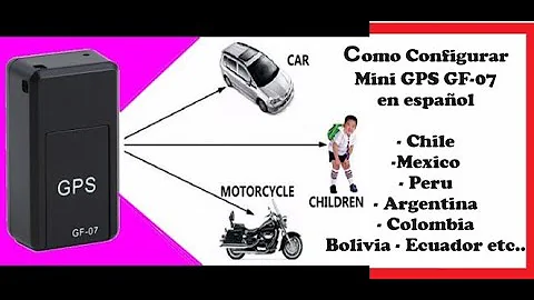 Como funciona o mini GPS GF 07?