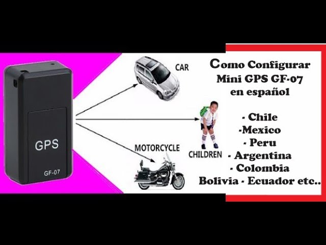 Mini Rastreador GPS Para Coche GF 07 Seguimiento En - Temu Chile