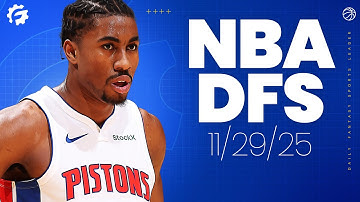 NBA DFS Picks & Strategy for #DraftKings & #FanDuel (11/29/25)