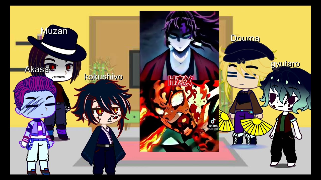 muzan y las Lunas superiores reaccionan a ellos y a tajiro rey demonio