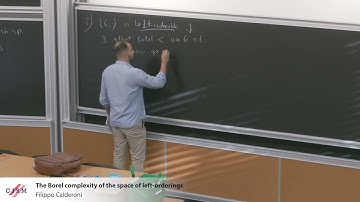 Filippo Calderoni : The Borel complexity of the space of left-orderings
