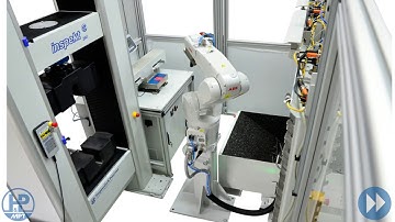 Teilautomatisierte Materialprüfanlage für Baustahl