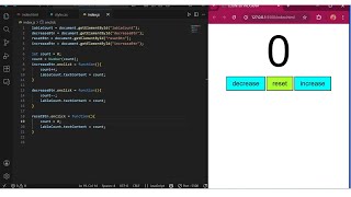 How To Create A Counter Program Using HTML, CSS And JavaScript