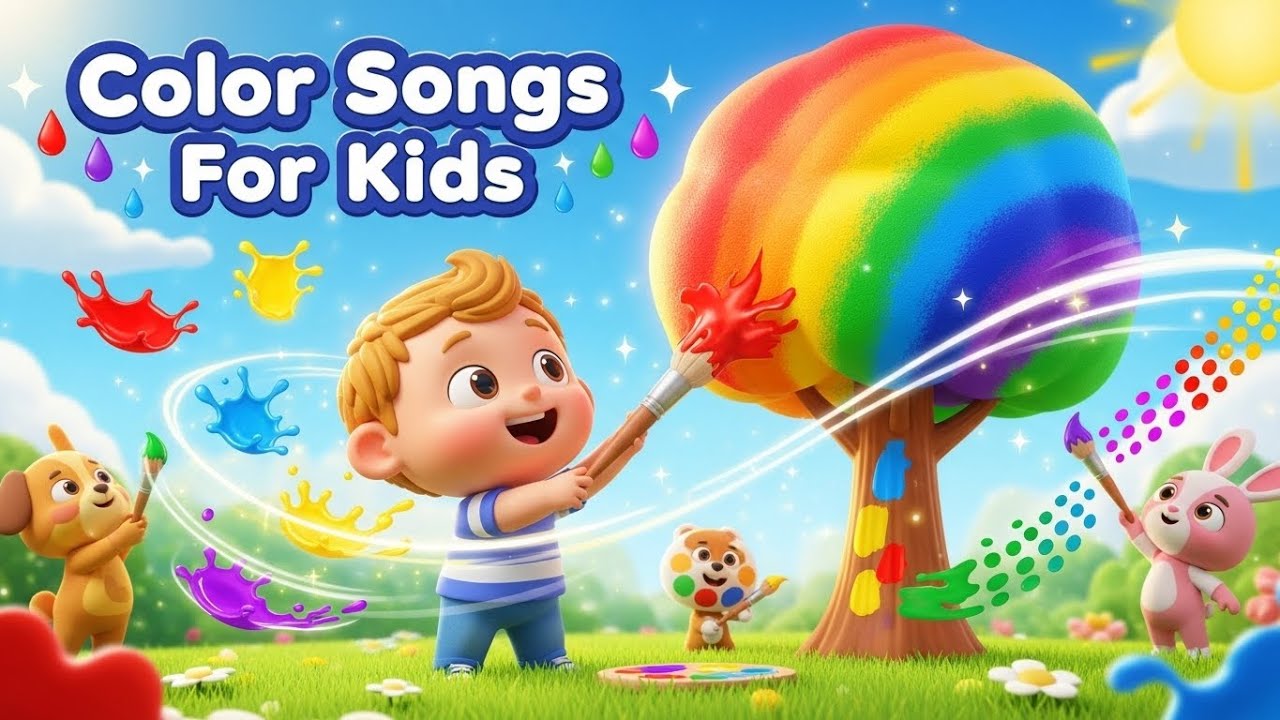 Color Songs for Kids | Fun Learning & Music, Colors & Movement for Toddlers | Nursery Rhyme