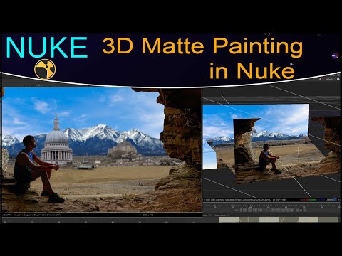 Nuke Matte Painting Tutorial| Matte Painting with Nuke & Photoshop | 3D Matte Painting