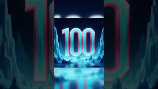 Frozen numbers countdown 100–00 in an icy wonderland! 💙❤️ #IcyCountdown #FrozenNumbers\
