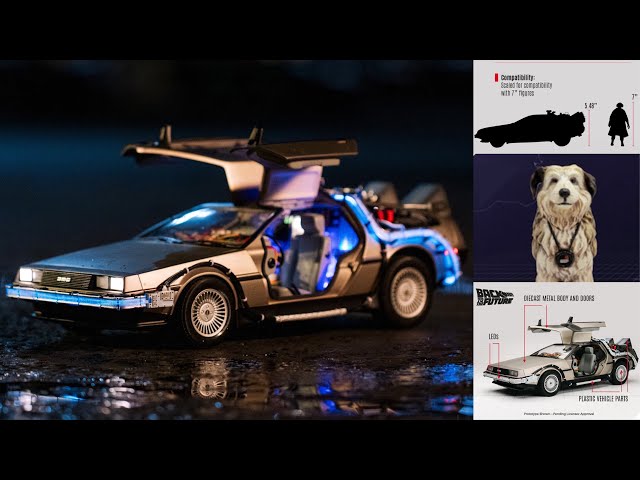 TOMY 1:10 Scale Back to the Future TIME MACHINE on Kickstarter