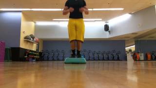 Step Up Squat Jumps