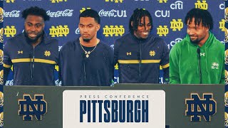 Pittsburgh | Player Postgame Press Conference (10.28.23) | Notre Dame Football