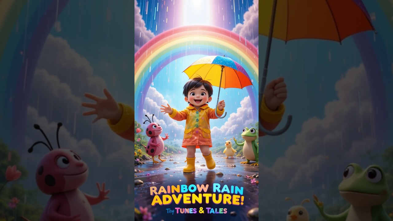 Rainbow Rain Adventure! 🌧️🌈 | Fun Kids Song & Colors