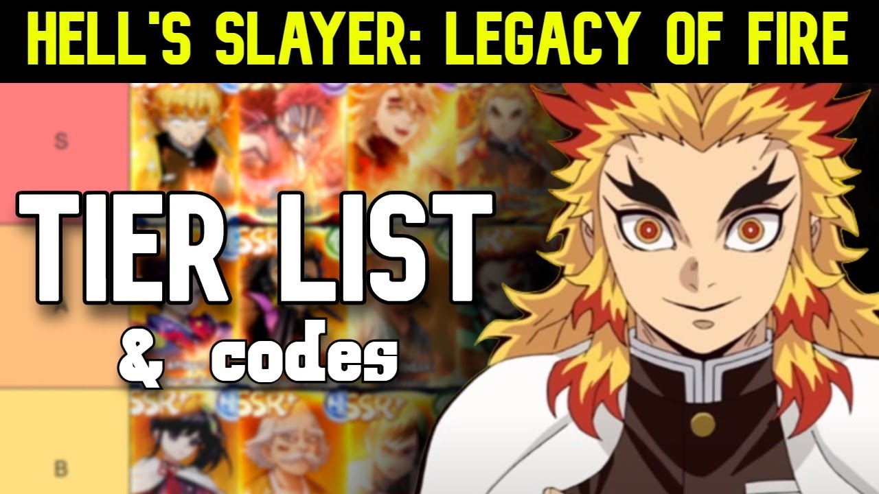 Hell's Slayer: Legacy of Fire - Tier List & Codes