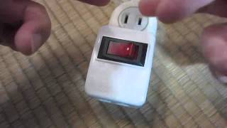 [オルガンライフ]節電スイッチの正しい向き コンセントの正しい向き