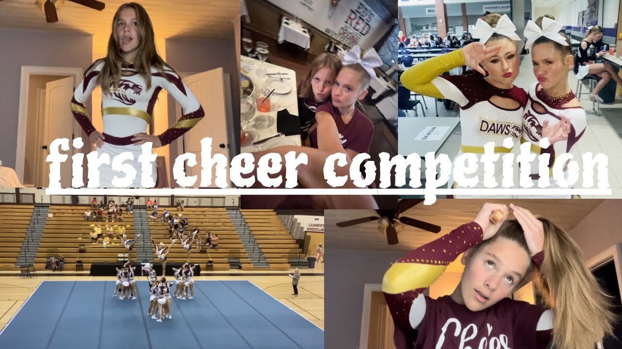 COME WITH ME TO MY FIRST CHEER COMP