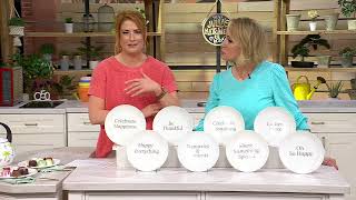 Temp-tations Special Edition Set of (8) 8" Celebrate Every Occasion Plates on QVC
