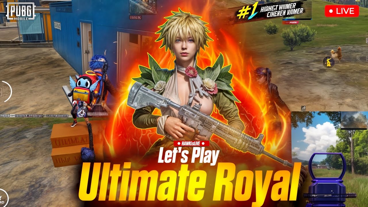 Top 1 rank in ultimate royal ❤️🤧