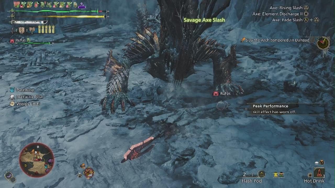 Monster Hunter Wilds AT Jin Charge Blade Solo