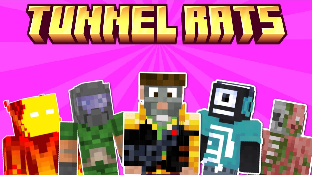 TUNNEL RATS w friends! Xisuma, Bruno, Ely. Phoenix, Fundy & More! 10/20/25