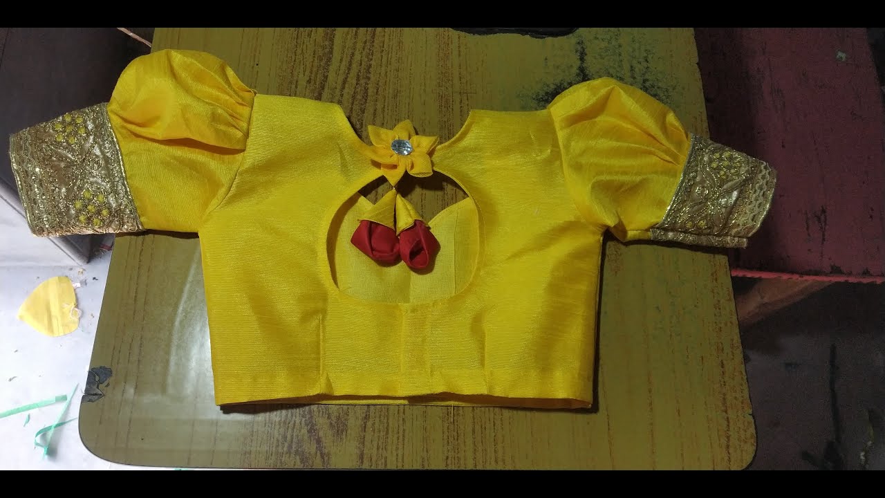 ছোটো বাচ্চা মেয়েদের ডিজাইনার ব্লাউজ তৈরি।