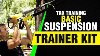 TRX Training BASIC Suspension Trainer Kit Full Body 20 Minute Workouts Review Video