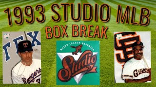 1993 Studio Baseball Card Box Break - Great Looking Junk Wax!