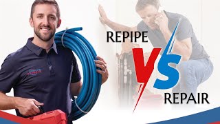 Benefits Of Repiping vs. Repairing Old Water Pipes