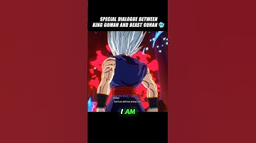 Special Dialogue Between Giant Gomah And Gohan Beast 🥶 #crashout #gohanbeast #sparkingzero #dbz