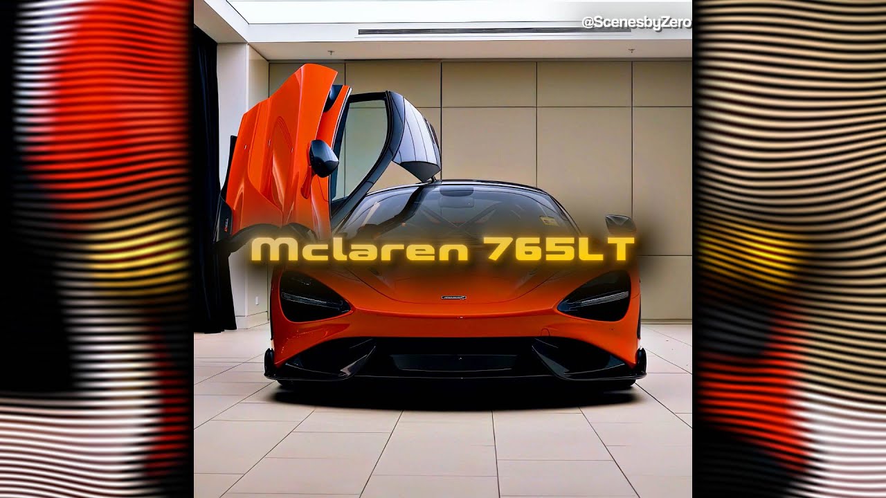 MCLAREN 765LT SCENEPACK | CAR CLIPS | 4K CLIPS | SCENESBYZERO