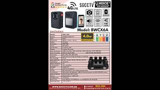 SGCCTV X6A Body Worn Camera BWCX6A 4G Sim Card Setup Configuration Aide-1