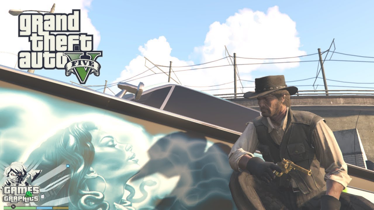 WILD WEST JOHN!!! (RED DEAD REDEMPTION #3) GTA 5 PC MODS