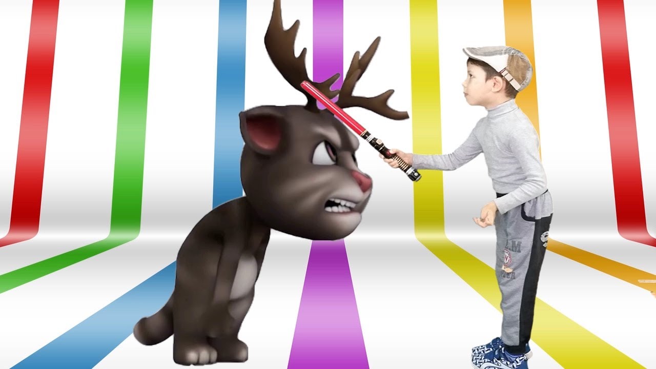 Talking Tom battle with me.