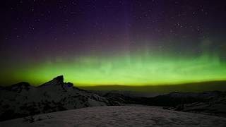 Aurora Borealis Time Lapse - Panorama Ridge, Garibaldi Provincial Park