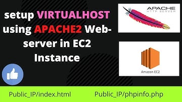How to set Virtual Host using Apache2 Web Server in EC2 Instance | Apache2 | Web Server