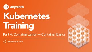 Kubernetes Training #4 | Containerization · Container Basics – Container vs. VMs
