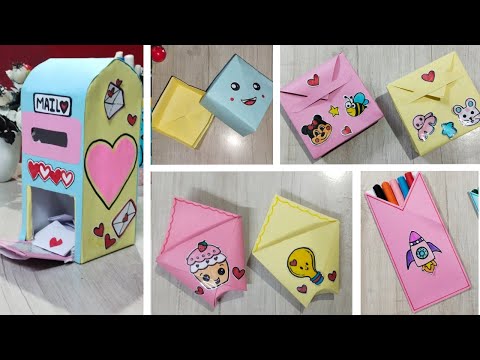 🤩 5 DIY Paper Crafts 😍 Handmade 🙌 And Easy To Make 😃 Useful Crafts 🥰 | Kashish Tanwar Art