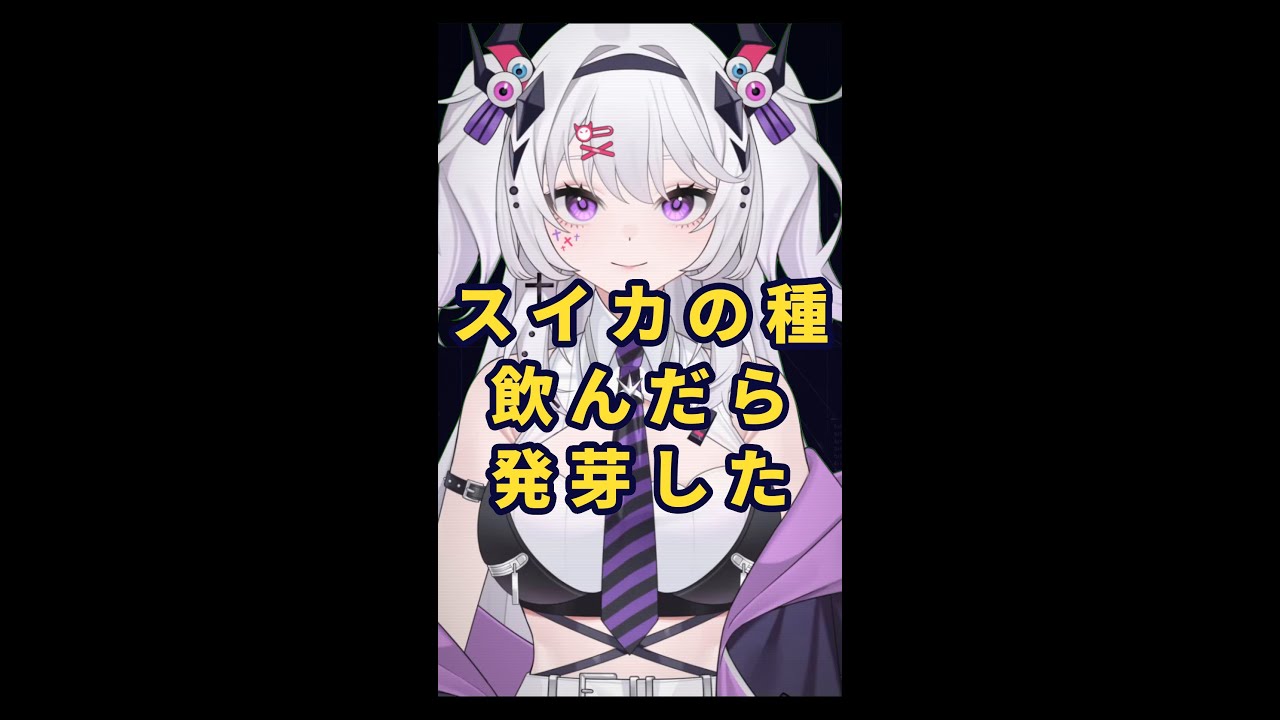 スイカの種を飲んだら肺で発芽した話 #雑学 #スイカ