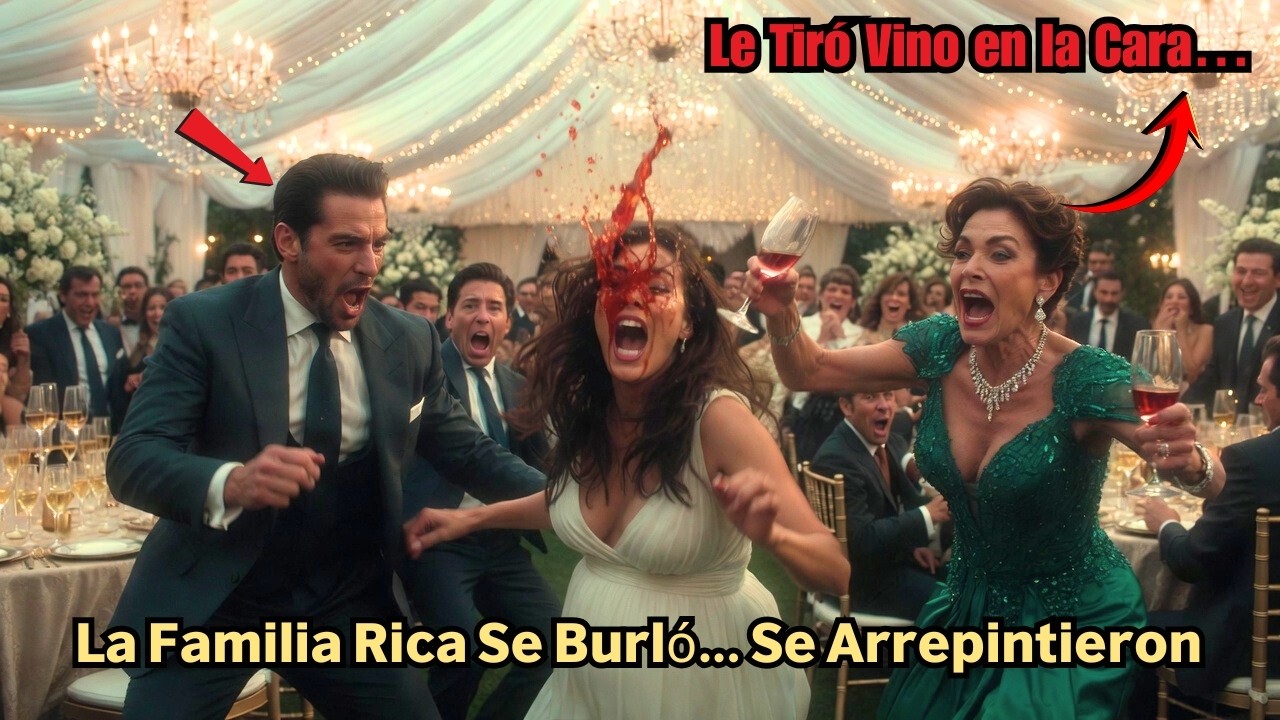 Su suegra le arrojó vino en la cara… hasta que su hermano multimillonario los dejó sin nada