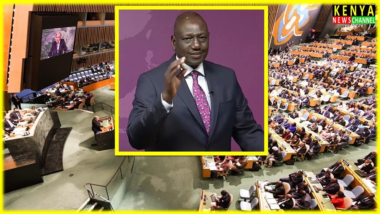LIVE - PRESIDENT RUTO ADDRESSING THE UN GENERAL ASSEMBLY IN NEW YORK ...