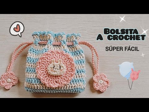 Bolsita tejida a crochet Teji2Sindi YouTube