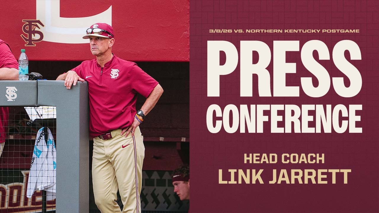 Image related to FSU Baseball | HC Link Jarrett Postgame Press Conference (3/8/26 vs. Northern Kentucky)