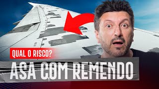 A asa do avião toda REMENDADA | EP. 1225