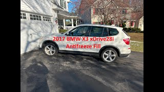 BMW X3 tips & tricks - How to check / add Antifreeze Coolant #BMW #shorts #review #youtube #howto