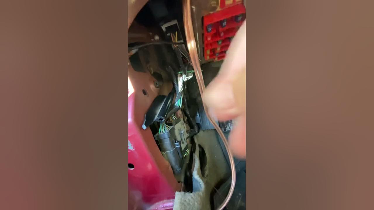 Hood latch cable replacement ( quick & easy) - YouTube