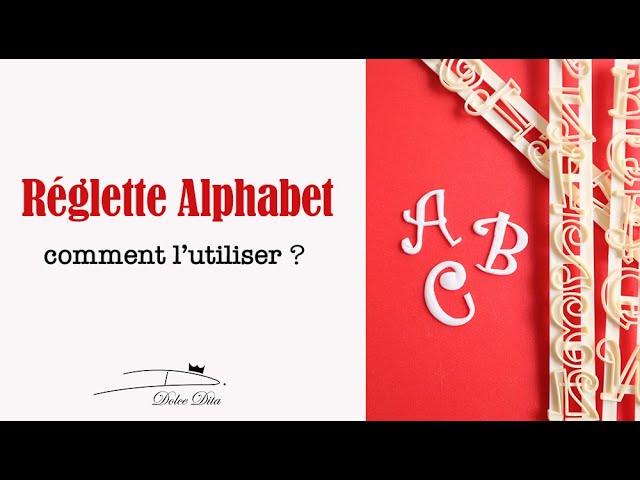 Emporte pièce Lettres Alphabet FUNCKY réglette FMM - Planète Gateau