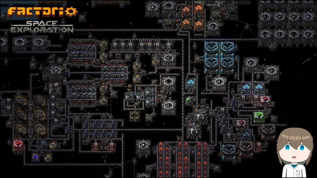 [Factorio: Space Exploration] The factory is still a bit of a mess ...
