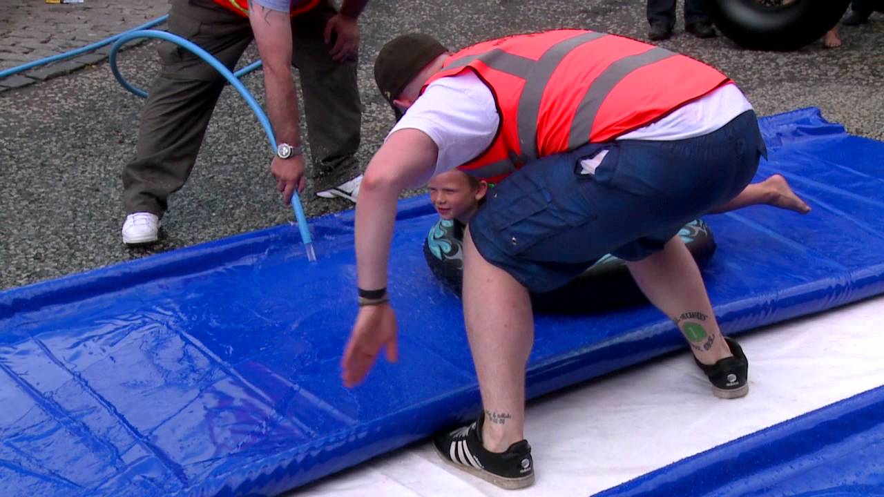 Wrexham Water Slide Nightingale House Hospice YouTube