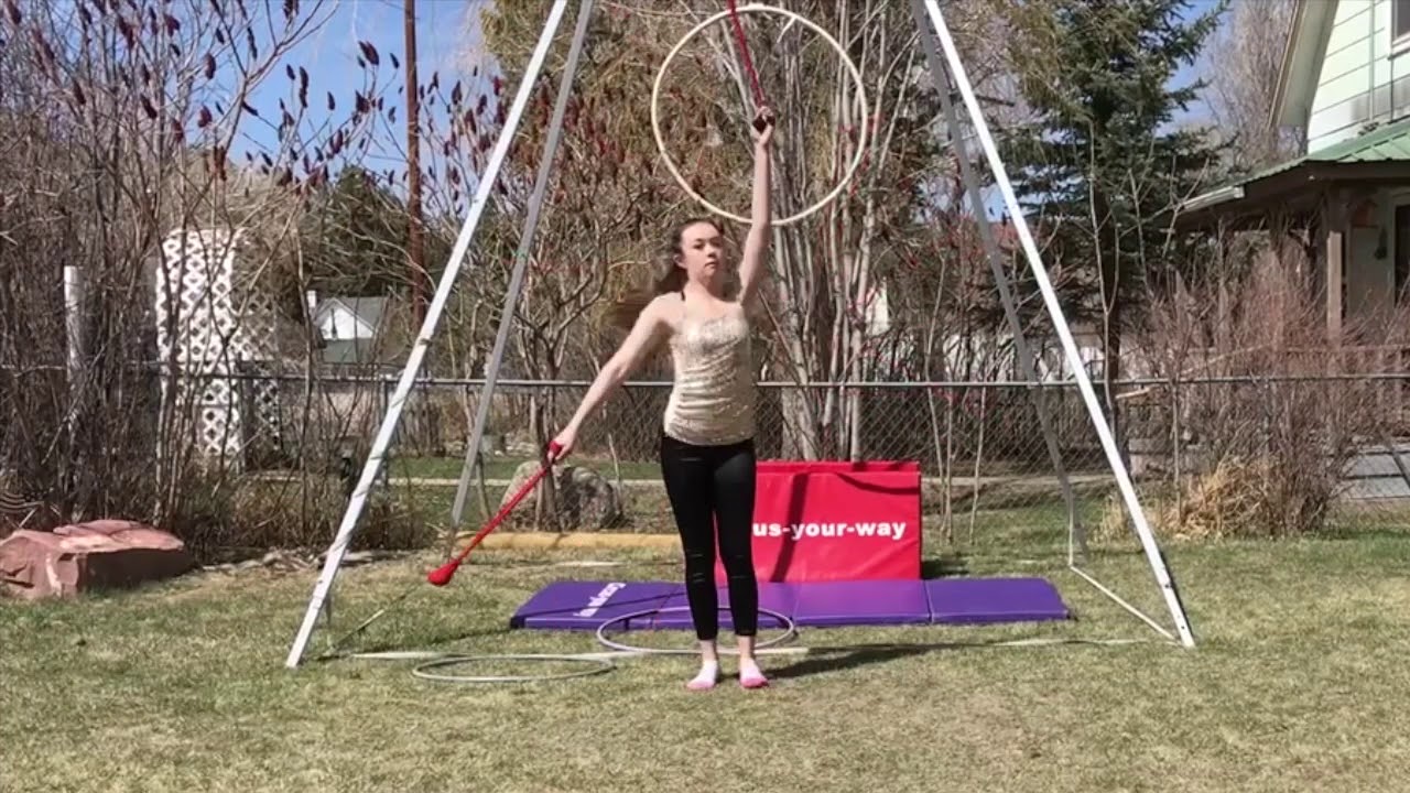 Kaelyn  -  Hoop, Poi, Lyra  World Circus Day! 2018